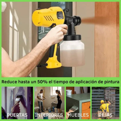 Pinta 2X más rápido sin rodillo - Pro Paint 360° de 400W